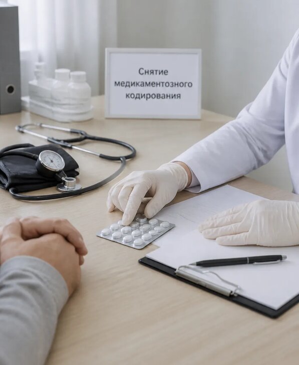 Снятие медикаментозного кодирования в Костомукше от 5101 р. | Медзона