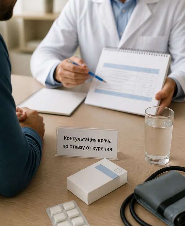 Консультация врача по отказу от курения для взрослых в Костомукше